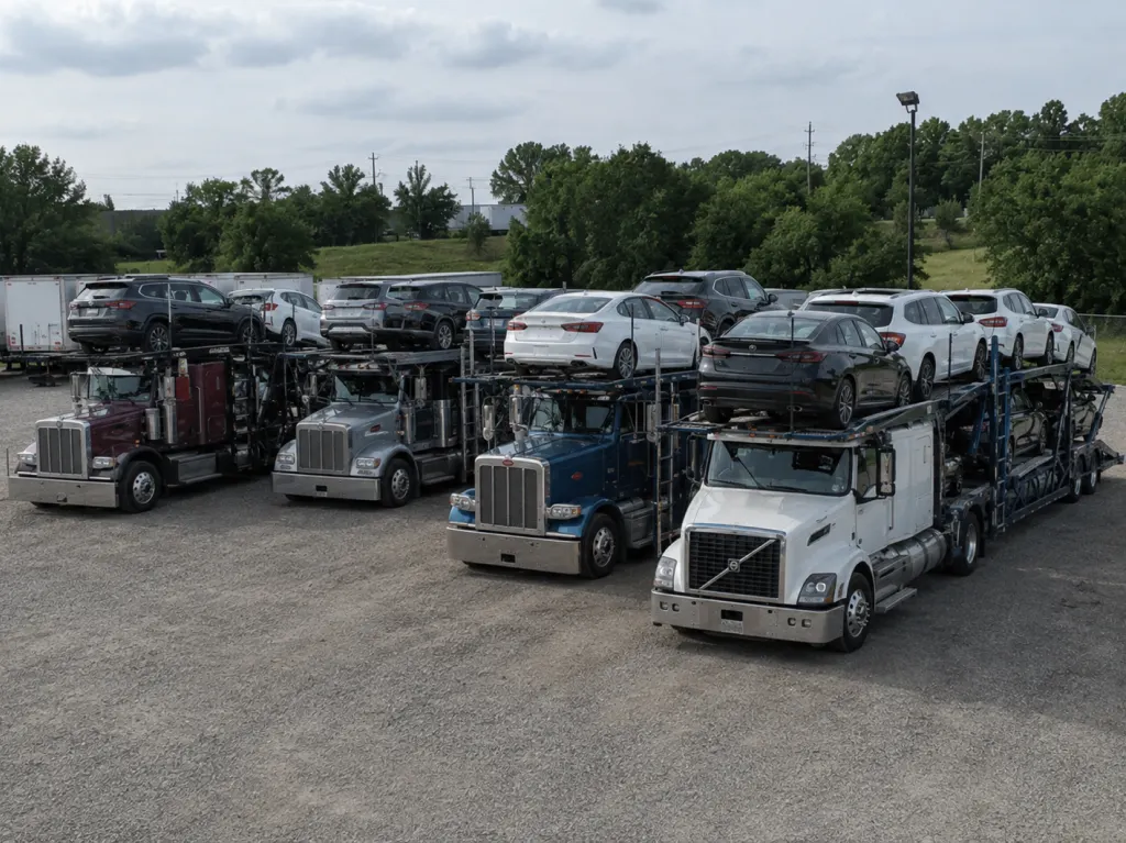 Car Carrier Parking Car Carrier Parking - 1